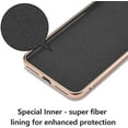 thumbnail image 6 of Electroplated Magnetic Ring Holder Case, 360 Degree with Rotation Metal Finger Ring Holder Magnet Car Holder Soft Silicone Shockproof Cover for iPhone 12 Mini 5.4 inch - Black, 6 of 14