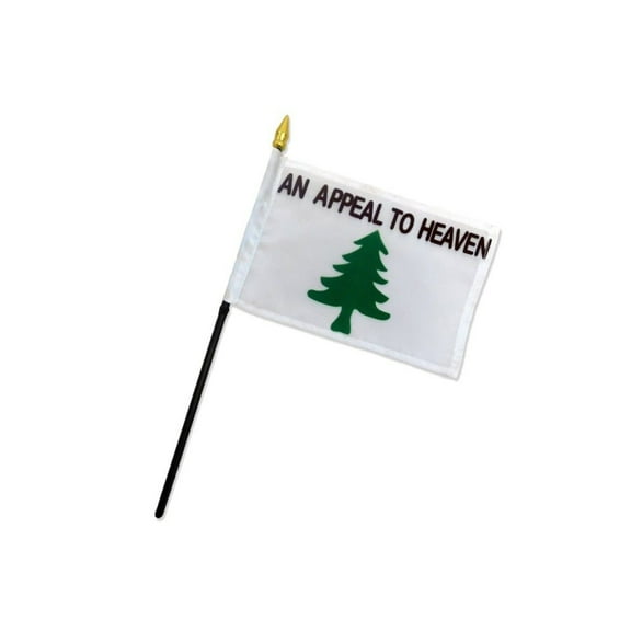 Liberty Tree 4x6in Stick Flag