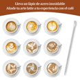 thumbnail image 2 of KCB Kit Barista 22 Accesorios Para Caf&eacute;,Incluye Tamper 58mm,Tapete para Prensar,Bol&iacute;grafo para Caf&eacute;,WDT,Jarra de Leche,16 Plantillas,Acero Inoxidable 304,para Cafeter&, 2 of 7