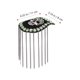 thumbnail image 3 of 2pcs Tassel Skull Shoulder Epaulets Punk Costumes Epaulets Clothing Accessories, 3 of 3
