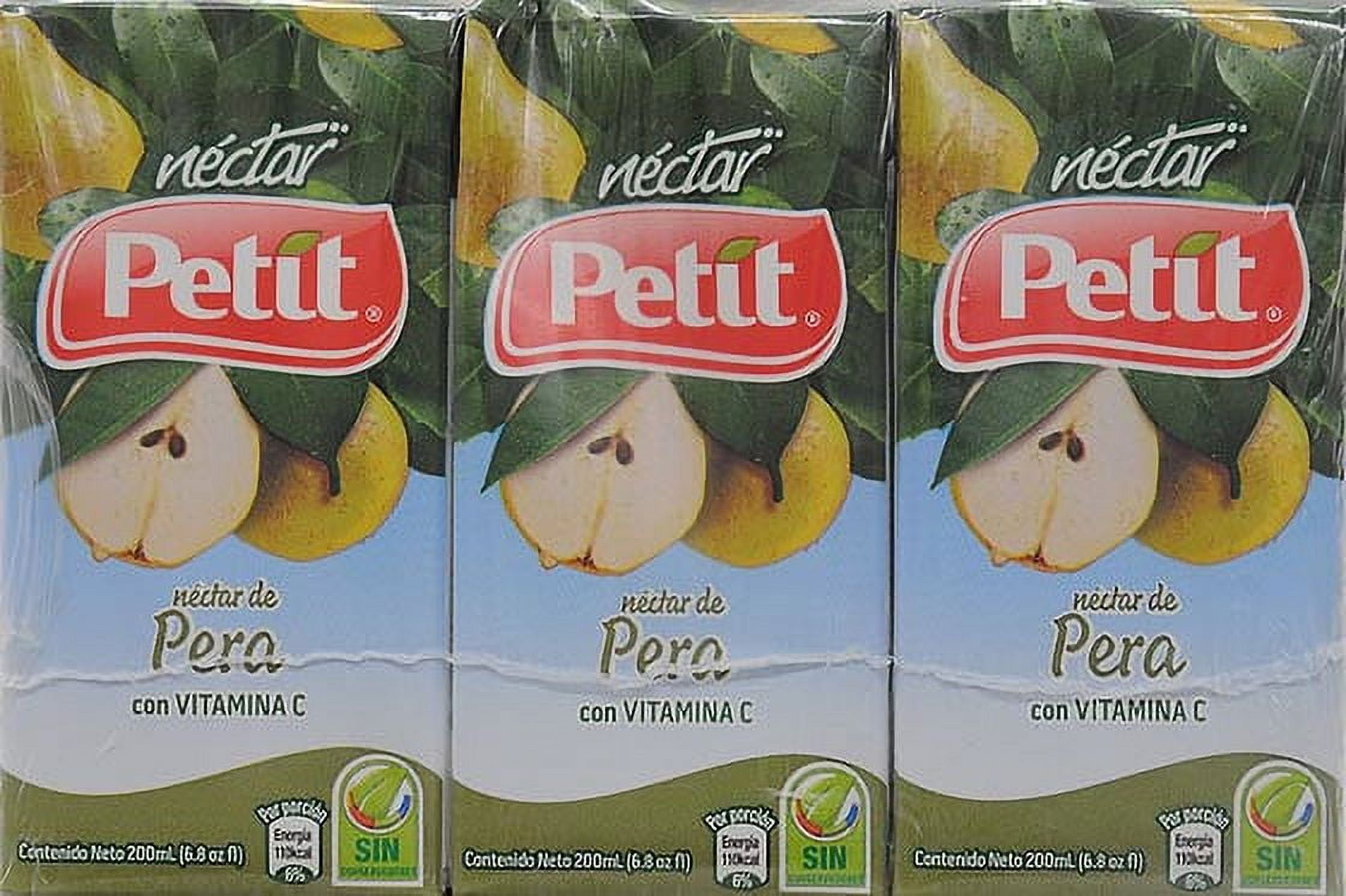 (8 pack) Petit Pear Nectar, Smooth Texture, 6.8 fl oz, 3-pack