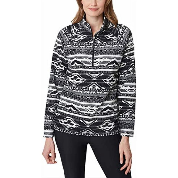 Eddie Bauer Womens Midweight Quarter Zip Fleece Pullover as1, Alpha, xx_l, Regular, Regular, Fossil, XX-Large