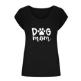 thumbnail image 4 of Birdeem T-Shirts Imprimés Décontractés pour Femmes, Manches Courtes, Coupe Ample, Grande Taille, Hauts Tee, Blouse à Col en V, 4 of 6