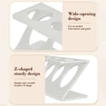 thumbnail image 4 of Estante para baño con diseño de 4 orificios para cepillos de dientes, pasta dental, rastrillos y utensilios, organizador de plástico impermeable para encimera, negro o blanco., 4 of 6