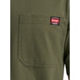 thumbnail image 5 of Wrangler Workwear Men's Short Sleeve Heavyweight Pocket Crew Work Shirt, size S-2XLT, 5 of 8