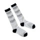 thumbnail image 1 of Calcetines hasta la rodilla de algodón para mujer, medias de pantorrilla con patrón de lazo blanco y negro dulce, 1 of 5