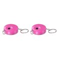 thumbnail image 1 of 2uds Métrica Cinta 1,5M/60 Pulgadas Retráctil Sastres Métrica Cinta Bolsillo Tamaño con Llave Cadena para Cuerpo, Tela, Costura y Manualidades Medidas, Caliente Rosa, 1 of 5