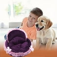 thumbnail image 3 of Pet Princess Bed , Plush Pet Cushion for Indoor Use,Nest Cotton Velvet Warm Soft Cat Sofa Bed, Washable Pet Mat for Sleeping and Resting, Comfortable Bed for Small Animals, 3 of 6