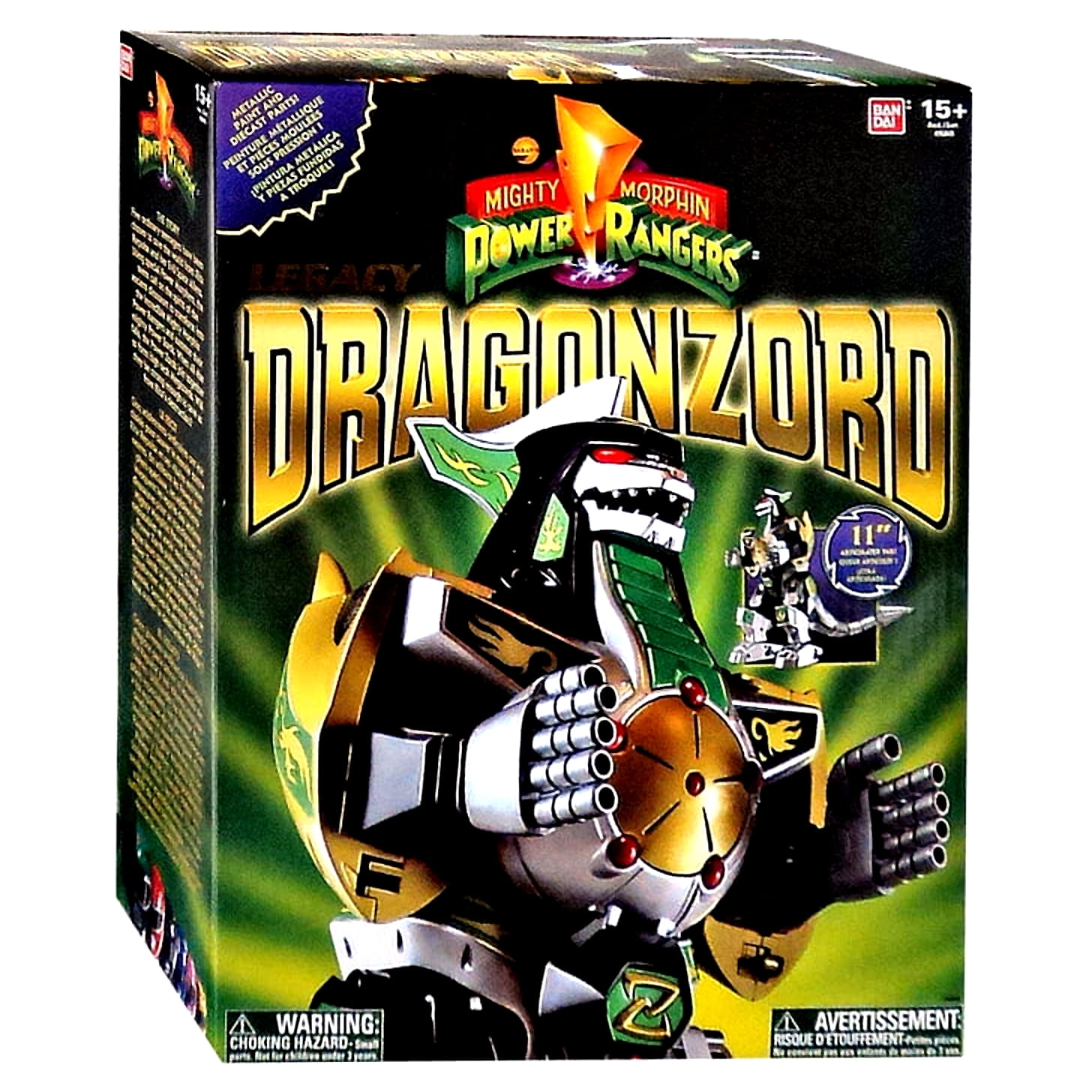 Power Rangers Legacy Green Dragonzord Action Figure - Walmart.com