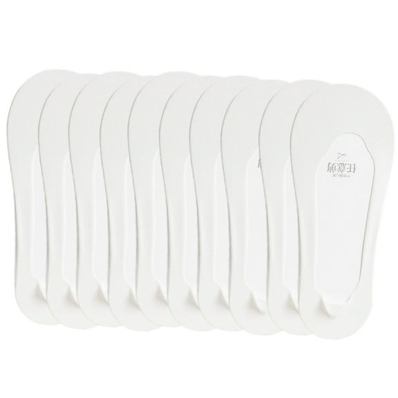 5 Pairs Women's Anti Slip Low Cut Invisible Socks Super Thin Ice Silk Not Show Design Liner Socks For Office And Travel