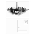 thumbnail image 1 of Taipei Taiwan China Landmark Ink City Postcard Set Birthday Mailing Thanks Greeting Card, 1 of 3