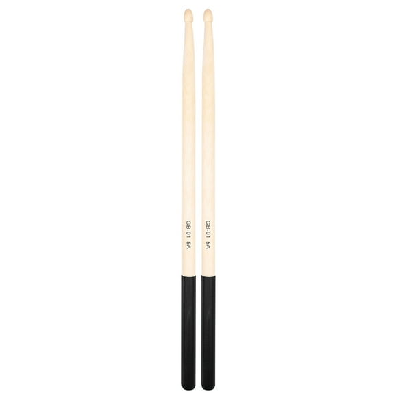 FEAMOS 1Pair Nonslip Universals Drumsticks 5A/7A Maple Wood Drum Stick Simple Practical Drumstick for Adults Kids and Beginner