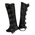 thumbnail image 1 of Milaget Shoe Cover Adjustable Leg Guard Shoe for Historical Reenactment Black, 1 of 3