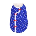 thumbnail image 1 of Greeniant Ropa para mascotas Cómodo traje Tang estilo tradicional chino sin mangas Ropa para mascotas Disfraces de animales Abrigos de moda Suministros Ropa para mascotas Azul S Greeniant PT000679-02, 1 of 6