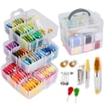 thumbnail image 1 of Juego De Hilos De Punto De Cruz, 192 Piezas, Kits De Hilo De Bordar, Pulsera, Hilo De Bordar Para Tejer, 150 Colores Eigraketly TO004892-00, 1 of 7