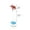 Blue, variant on Leodye 1PCS Teasing Toy Automatic Feather Pet Play Interactive Funny Collar Teasing Stick Toy for Indoors -9.25*5.91in