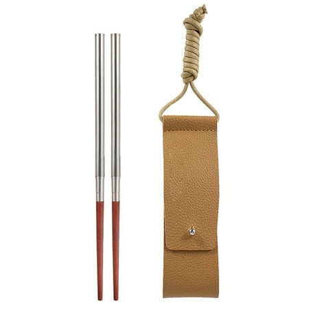 

HeroNeo Outing Camping Barbecue Wooden Picnic Tableware Solid Wood with PU Storage Bag