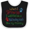 thumbnail image 3 of Inktastic Field Hockey Coach Like Mommy Boys or Girls Baby Bib, 3 of 4