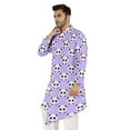 thumbnail image 2 of Atasi Indian Designer Kurta For Mens Casual Traditional Printed Ethnic Long Shirt Kurta, 2 of 7