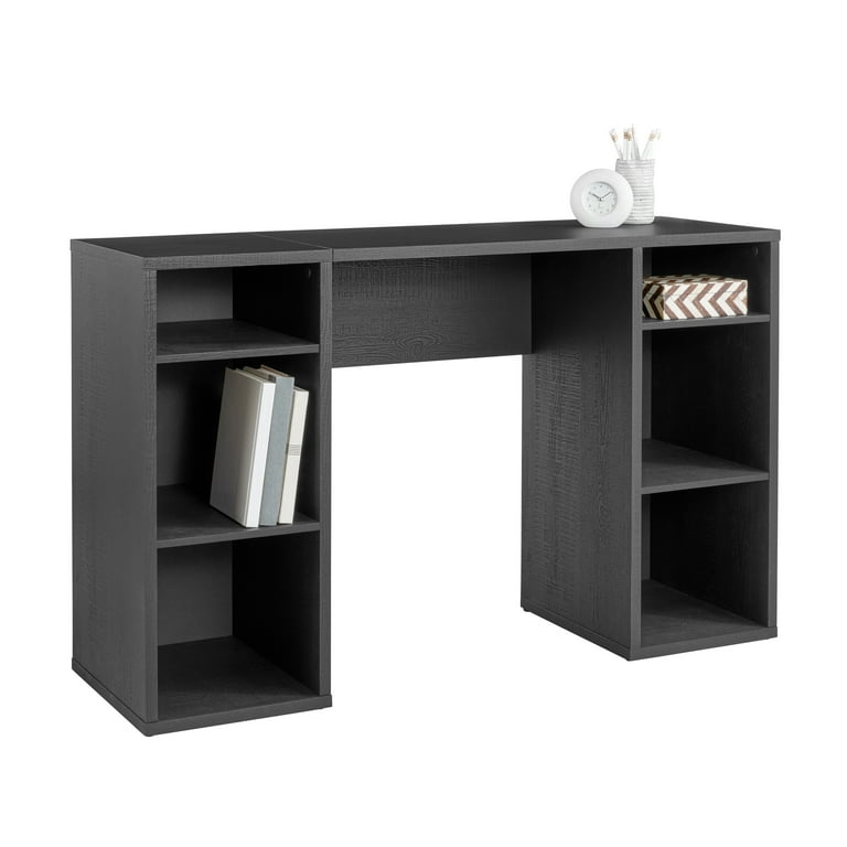 Mainstays 4 Cube Storage Desk Black Walmart