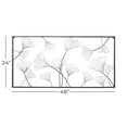 thumbnail image 3 of DecMode Gold Metal Floral Wall Decor with Black Frame, 3 of 8