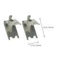 thumbnail image 2 of 6 Pcs Pinces de Remplacement pour Tablette de Réfrigérateur Pince de Support pour Tablette de Réfrigérateur, 2 of 8
