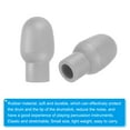 thumbnail image 4 of Drum Mute Drumstick Silent Tip Drum Dampener Silicone Rubber Practice Percussion Tips Protectors Mute Grey 4 Pack, 4 of 6