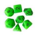thumbnail image 1 of 7pcs Multi-faced Acrylic Dices Noctilucent geometric shape Table Games Tools Numbers Geometric Shape Dices Kit, 1 of 7