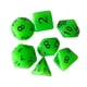 thumbnail image 1 of Dados acrílicos de múltiples caras, juegos de mesa noctilucentes, herramientas, números, forma geométrica, juego de dados 7 piezas sidaley WJ3274-06, 1 of 7