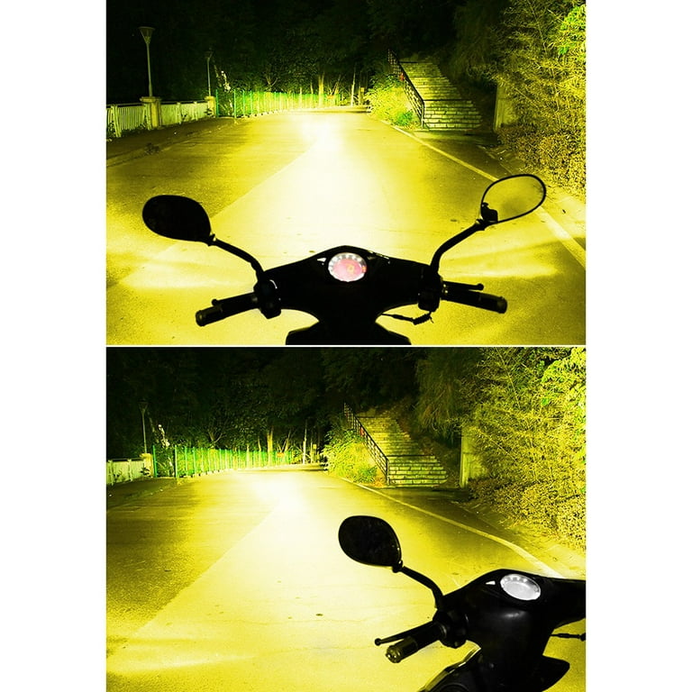 1PCS LED light for motorcycle H4 H6 headlight DC12V-80V two-color