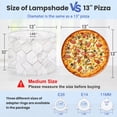 thumbnail image 2 of Lampshades 2 Pack Hexagonal White Marble Tile Gold Lines Geometric Luxury 13"x13"x10" Light Shade for Table Lamps Floor Lamp Shades Lampshade Replacement Easy Assembly, 2 of 8