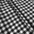 thumbnail image 5 of Lovzfmll Men's Color Block Plaid Button-Down Long Sleeve Shirt, Fashion Collared Top Black, S, 5 of 5