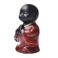 thumbnail image 3 of Figuras de monje para decoración del hogar, figuras estatuas de resina, exhibición de , sa de estar, dormitorio, adornos Baoblaze Pequeña estatuilla de Buda, 3 of 5