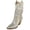 Champagne, variant on Women’s Rhinestone Cowboy Boots – Sparkly Western Mid Calf Boots, Glitter Cowgirl Boots with Chunky Heel, Pointed Toe Bling Fashion Boots for Women RIVER-35 Champagne Gold 9