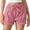 Red, variant on Workout Shorts Women Summer Saving Ladies' Summer Casual Bow Plaid Spicy Girl Shorts M
