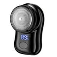 thumbnail image 3 of Mini recortadora de barba de precisión para hombres, máquina de afeitar de barba con pantalla digital inteligente negro, 3 of 9