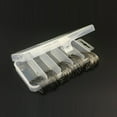 thumbnail image 5 of Opolski 50Pcs 2# 1# 1/0# Fishing Jig Hooks High Carbon Steel Barb J-shaped Fishhook Set, 5 of 5