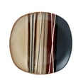 thumbnail image 2 of Gibson Home Hometrends Bazaar Brown Stoneware Dinner Plate, 8.5-inch Square, Brown, 2 of 4