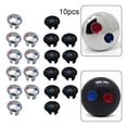 thumbnail image 4 of 10PCS Faucet Handle Hot And Cold Water Sign Red And Blue Label Decoration Cover, 4 of 8