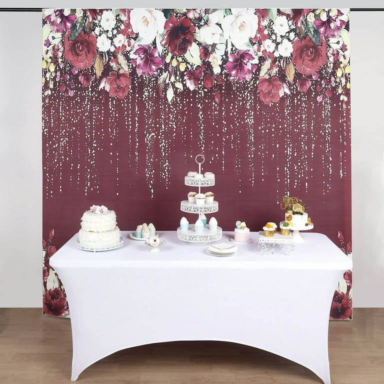 Hot Pink Sequin Curtain 4ft x 8ft Glittery Backdrop for Photography Great  Gatsby Decorations Party: : Electronics & Photo