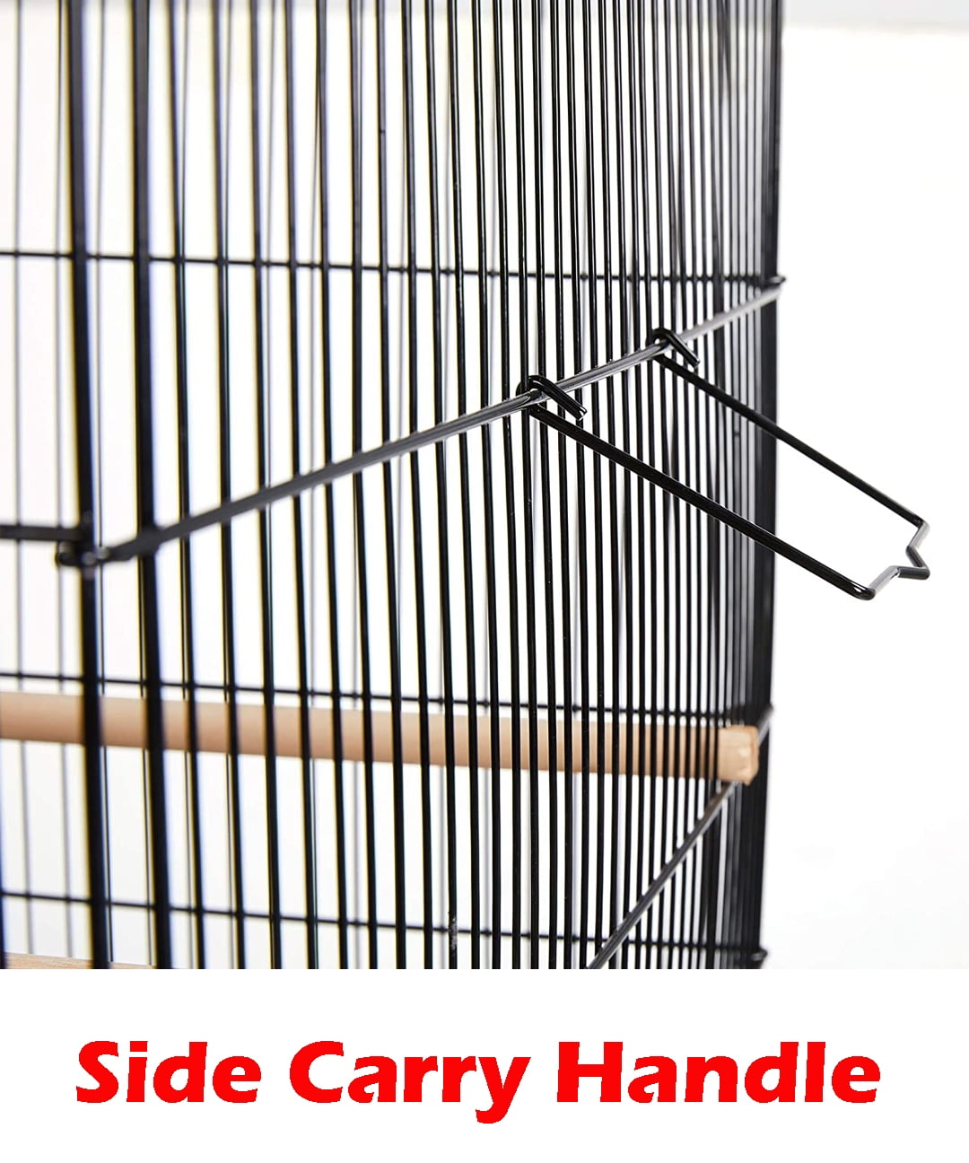 2 Pack of 30-inch Flight Bird Parrot Home Cages for Parakeets Cockatiels Conures Finches Budgies Lovebirds Canaries Small Size Birds Parrots Birdcage With Feeder Bowls Wooden Perches