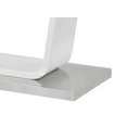 thumbnail image 5 of ACME Kamaile Dining Table, White High Gloss Finish, 5 of 10