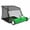 Body super green + adjustment rod super green 6037, variant on 52" Tow-Behind Lawn Sweeper Attachment for Lawn Mower/ATV, 33.55 Cu. Ft. High-Capacity Collector, Yard Debris Sweeper with Adjustable Brushes Green / Orange