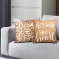 thumbnail image 5 of Decorative Throw Pillow Covers 20x20 Inch Pillow Covers Set of 4 Coffee pillow cover Linen Square pillow case,Farmhouse Throw Pillow Cover Outdoor Pillow Covers for Couch Sofa Living Room, 5 of 6