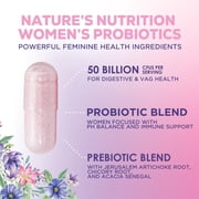 Probiotics for Women - Probiotic Blend 50 Billion CFU Per Cap - 16 Feminine Health Strains Women's Probiotic - Prebiotic for Vaginal PH Balance, Urinary UT Health Support - Bottled USA - 60 Capsules