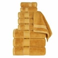 thumbnail image 3 of Superior Niles Egypt Produced Giza Cotton 9 Piece Towel Set, Gold, 3 of 14