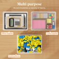thumbnail image 4 of Plastic MultiPurpose Storage Box with Latching Clear A Paper Storage Classroom Organization Storage Containers for Craft Document Magazine Art Supplies, 4 of 9
