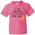 thumbnail image 3 of Inktastic I Love My Gigi To The Moon and Back Youth T-Shirt, 3 of 5