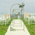 thumbnail image 5 of MONIPA 3pcs Wedding Stand Gold Arch Backdrop Shelf For Ceremony Party Venue Decor Frame, 5 of 24