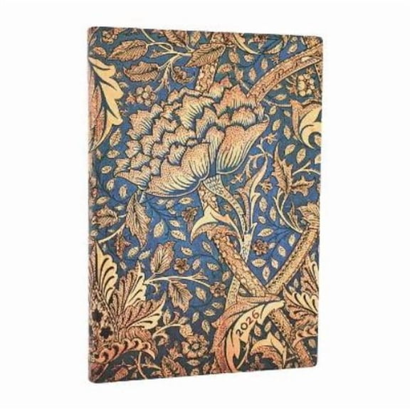 Paperblanks 2026 Morris Windrush (William Morris) Midi 12-month Horizontal Softcove (Paperback)